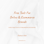 Toolkit for Online Businesses