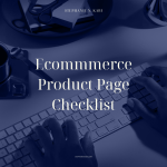 Ecommerce Product Page Checklist
